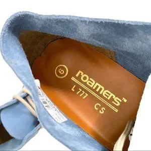 Roamers | Shoes | New Roamers Chukka Boots Mens 6 Blue Suede 